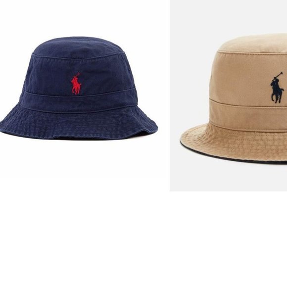 Polo Ralph Lauren Cotton Chino Bucket Hat - Picture 1 of 1